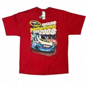 NASCAR Sprint Cup Series Tour 2008 Shirt Sz XL Red Graphic Racing Tee Delta NWT